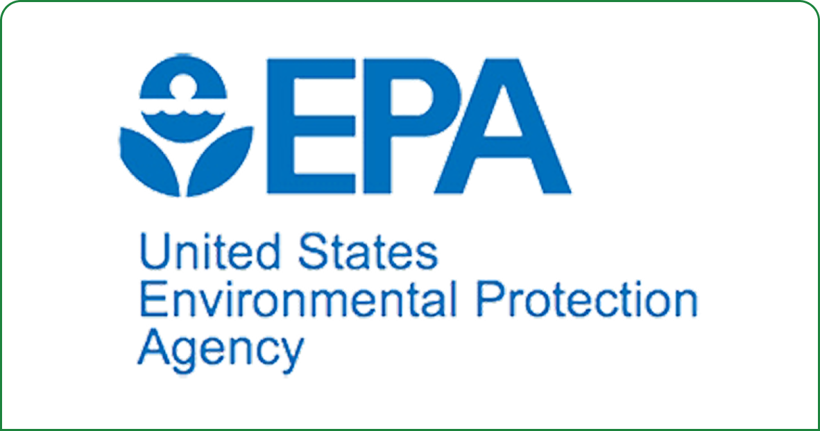 EPA logo and text, Environmental Protection Agency.
