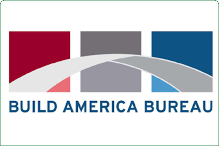 Build America Bureau logo with bridge design.