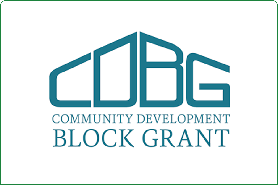 Community Development Block Grant logo design.