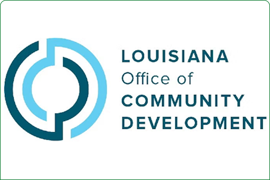 Louisiana Office of Community Development logo.